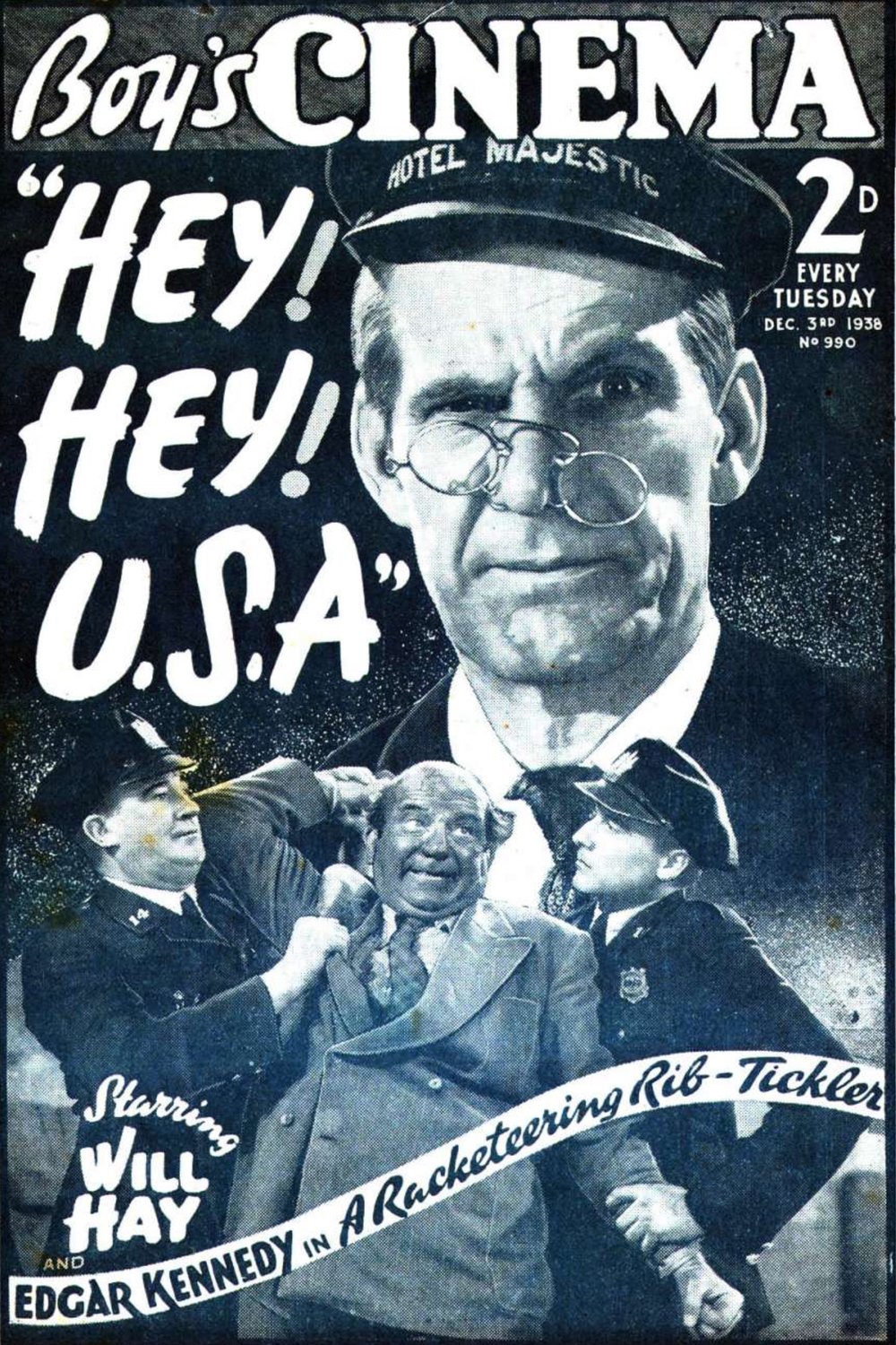 L'affiche du film Hey! Hey! U.S.A!