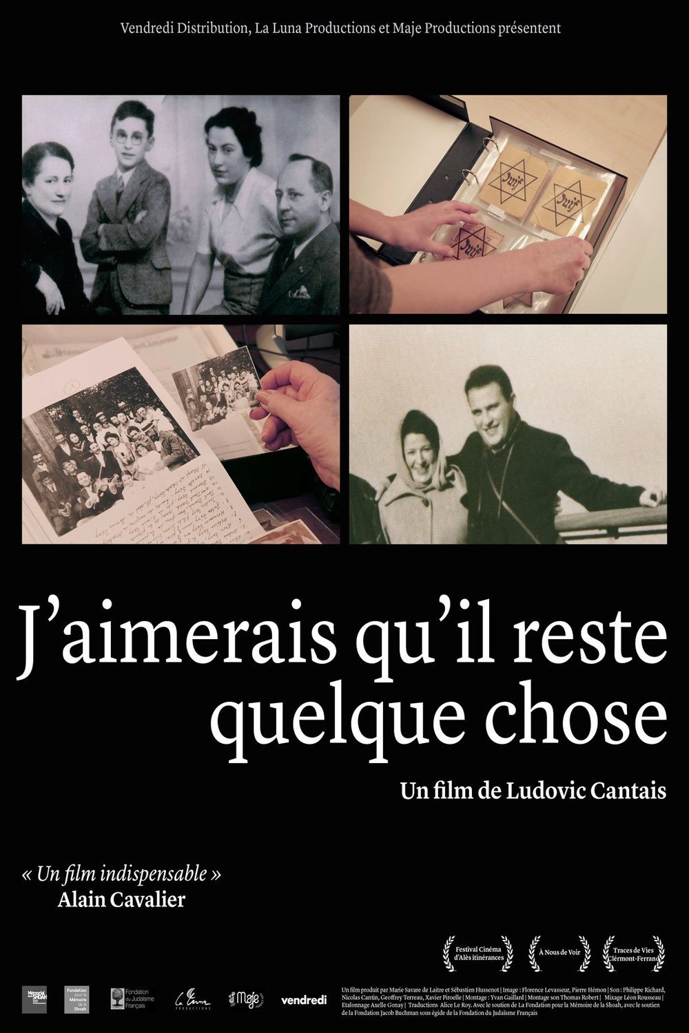L'affiche du film J'aimerais qu'il reste quelque chose [2019]