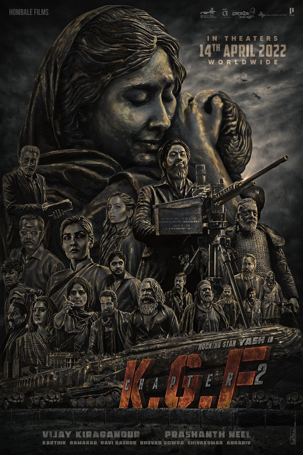 Kannada poster of the movie K.G.F: Chapter 2