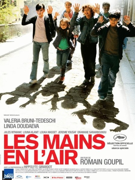 L'affiche du film Les Mains en l'air