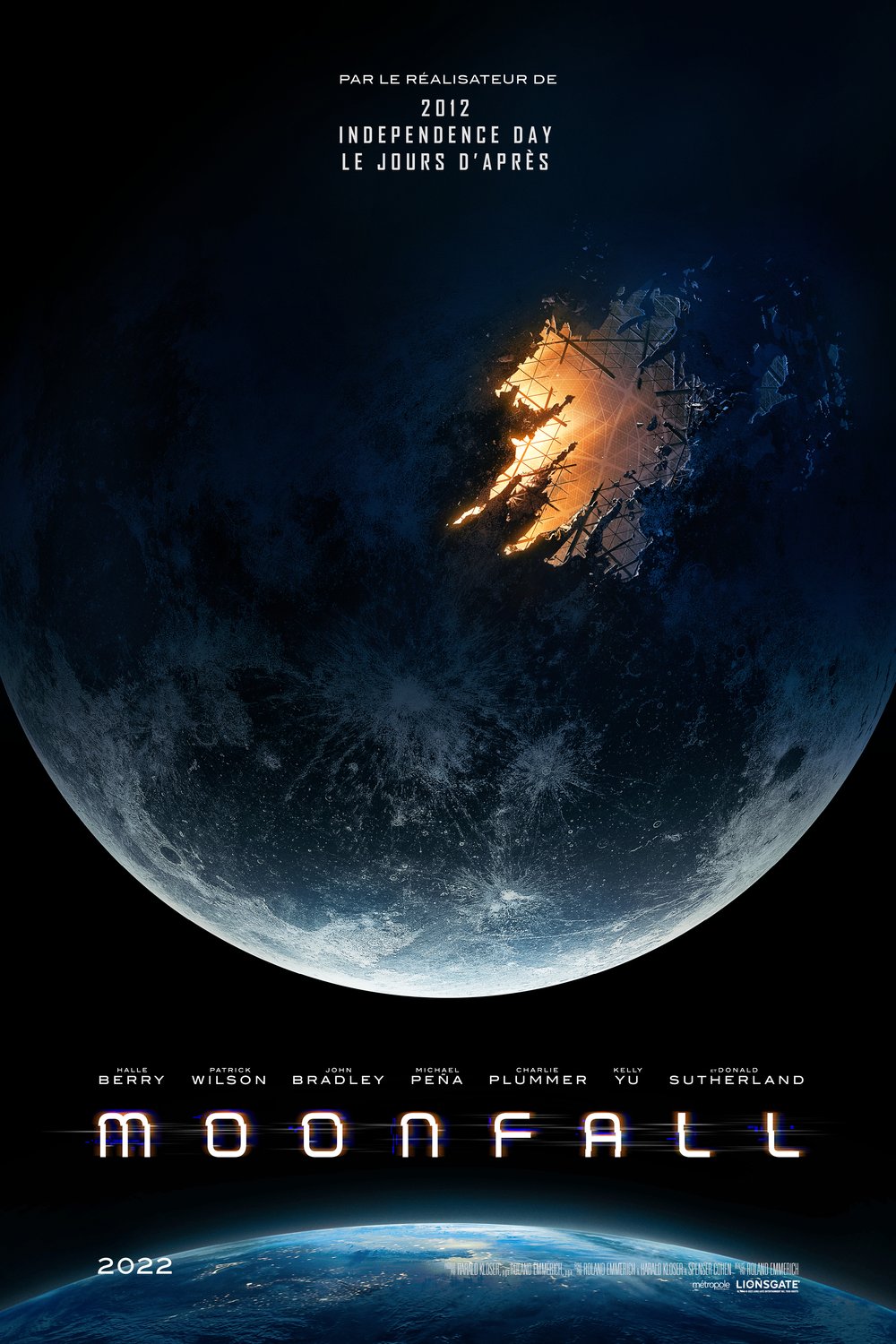 L'affiche du film Moonfall v.f. [2022]