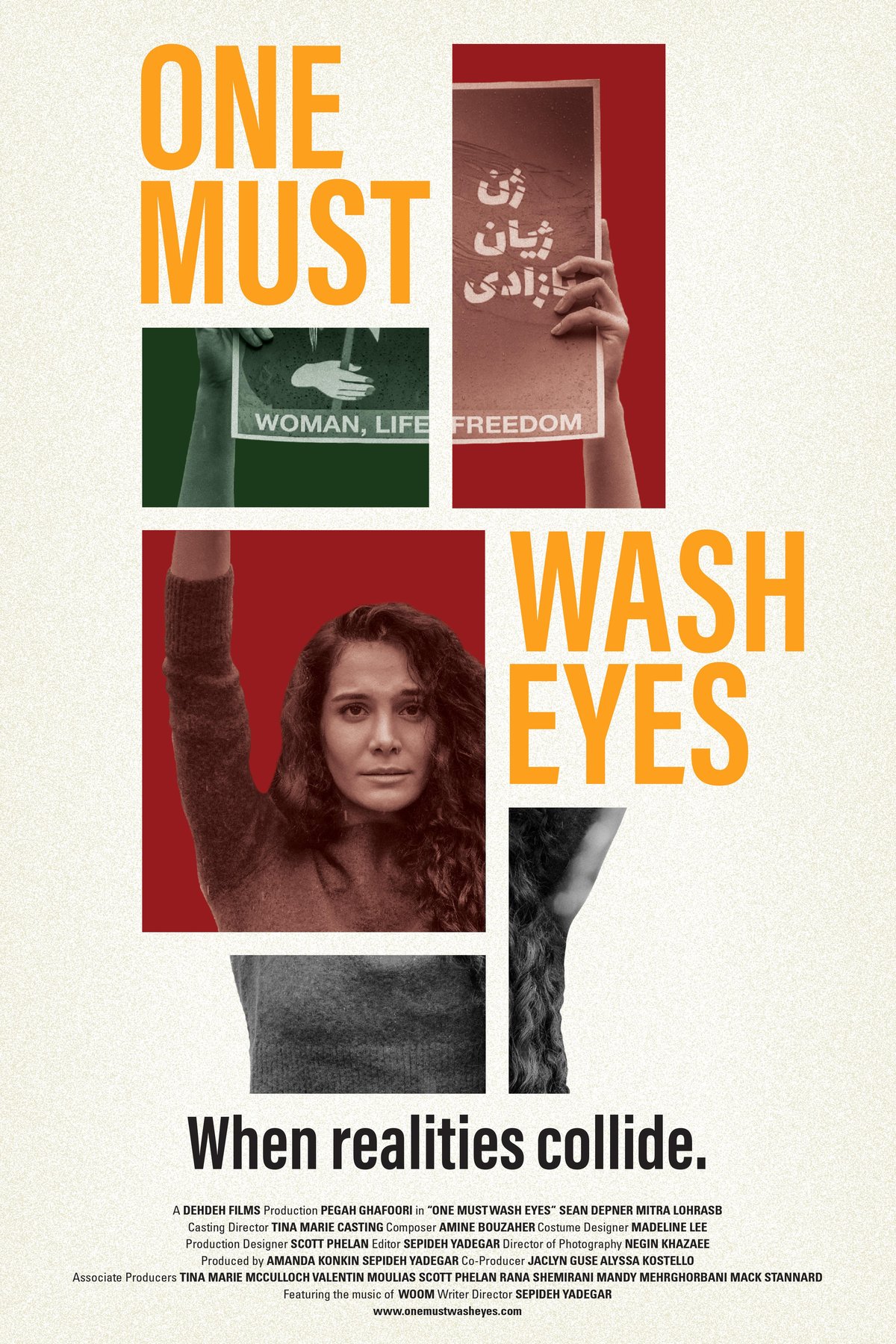 L'affiche du film One Must Wash Eyes [2024]
