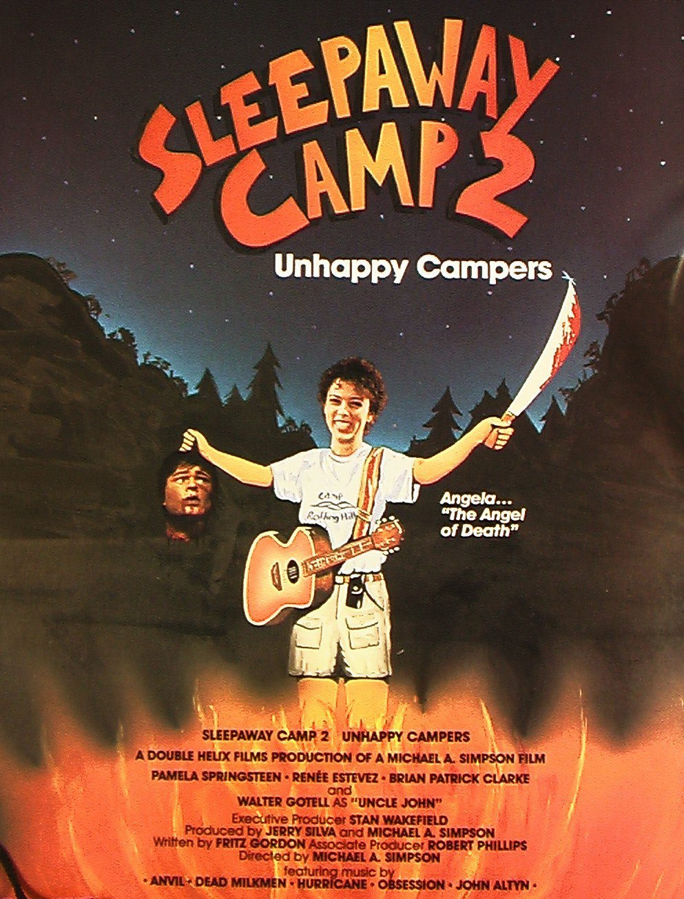 L'affiche du film Sleepaway Camp II: Unhappy Campers [1988]
