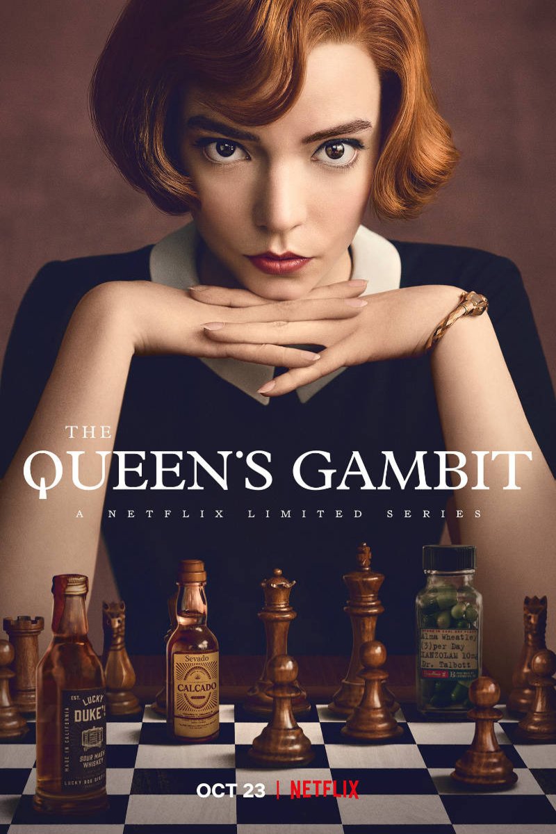 L'affiche du film The Queen's Gambit