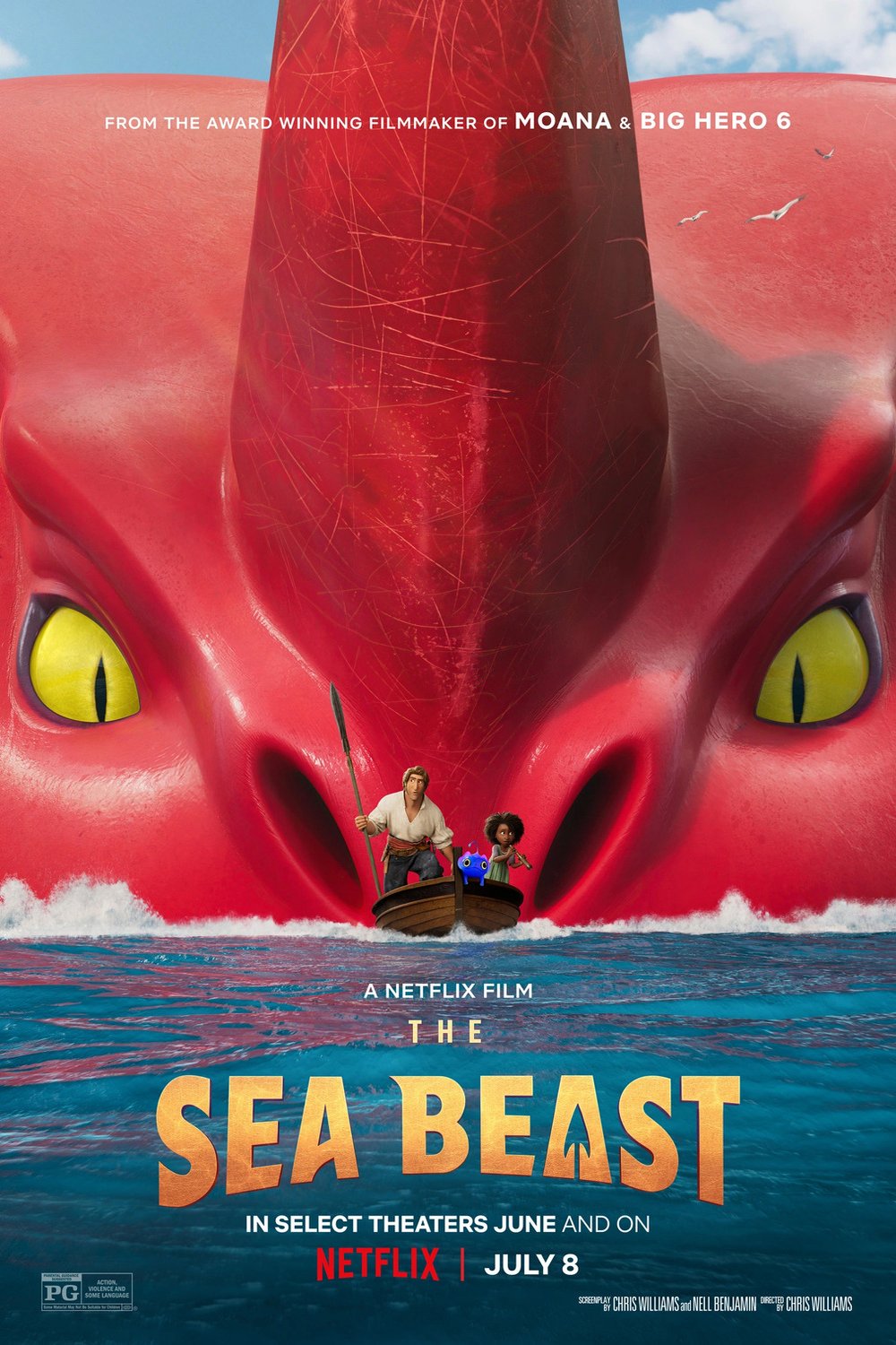 L'affiche du film The Sea Beast