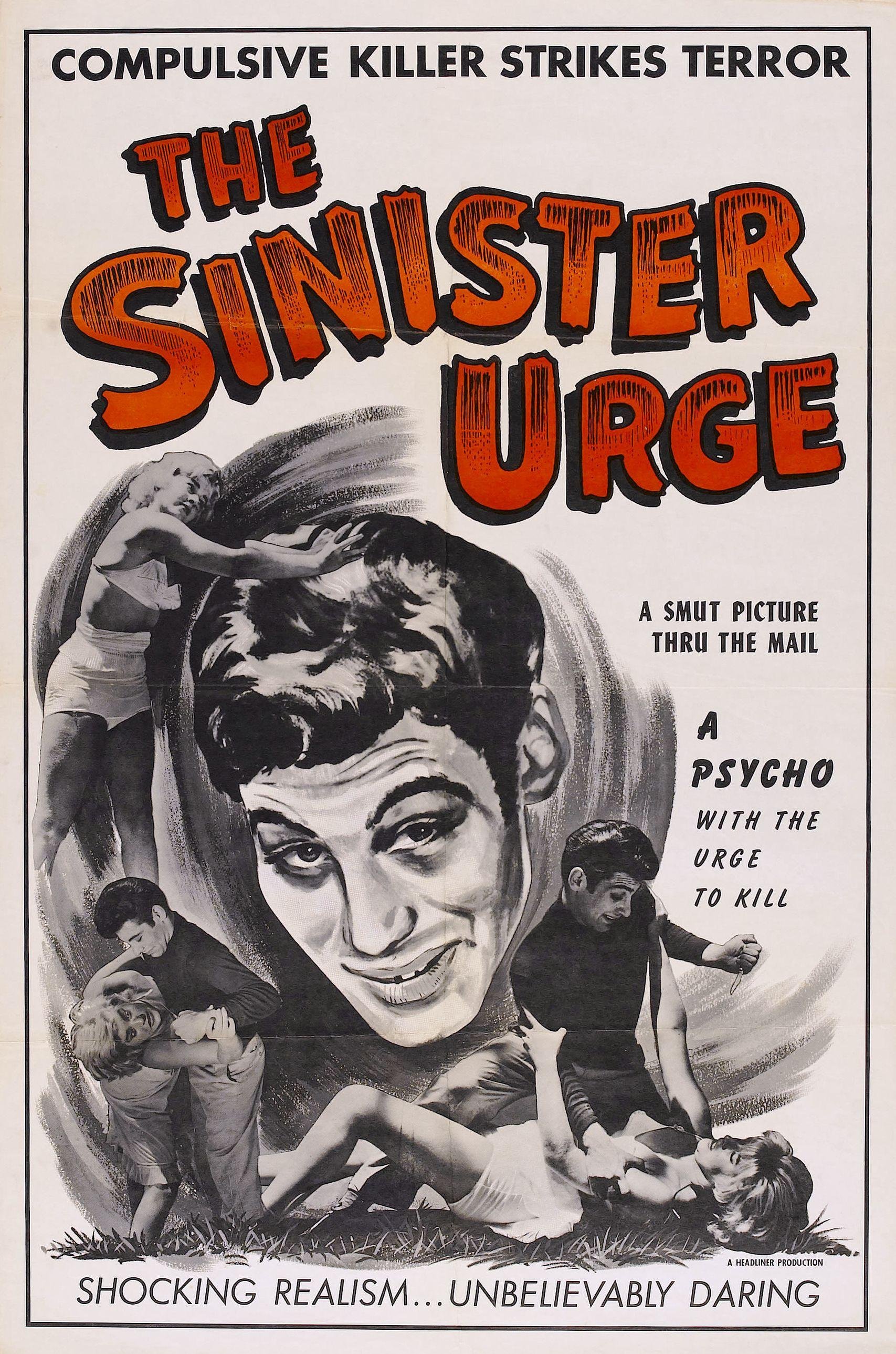 L'affiche du film The Sinister Urge