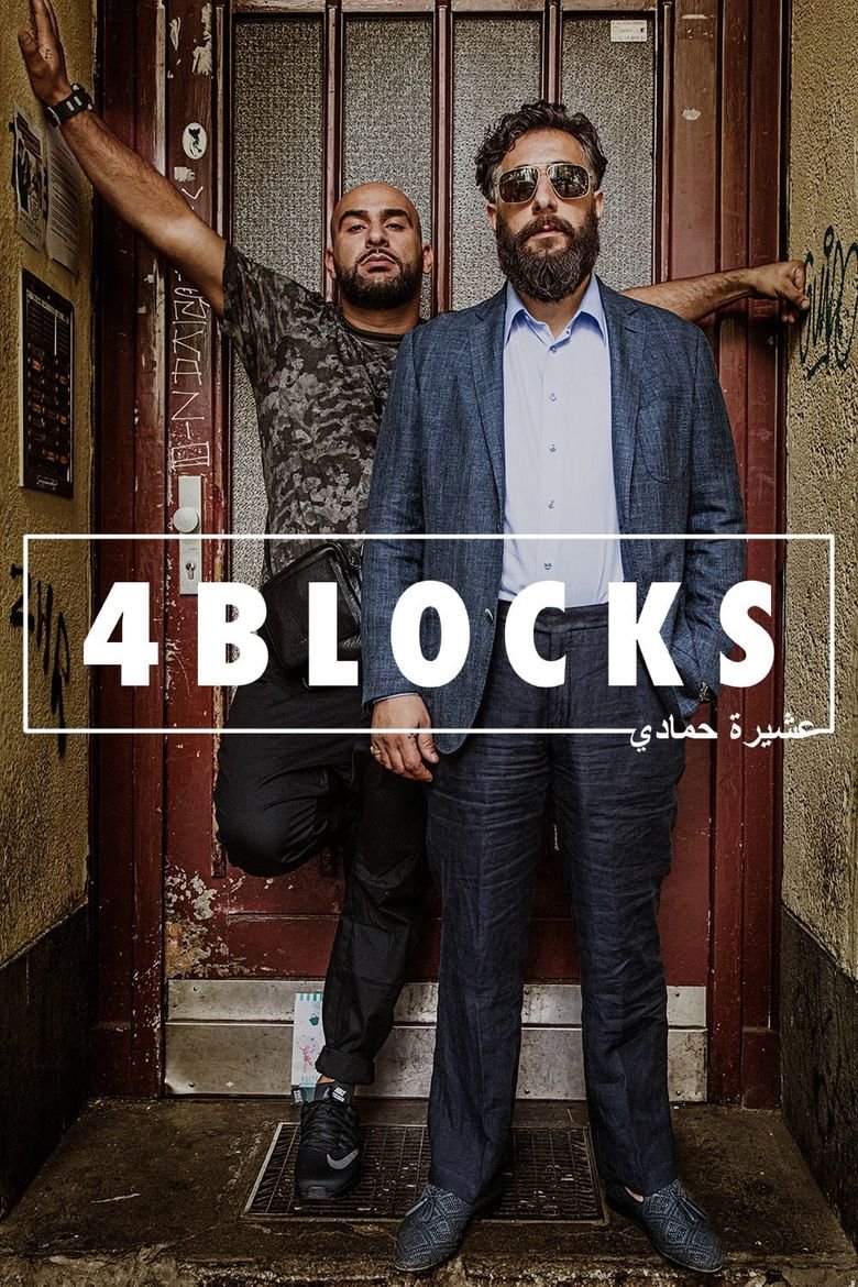 German poster of the movie 4 Blocks