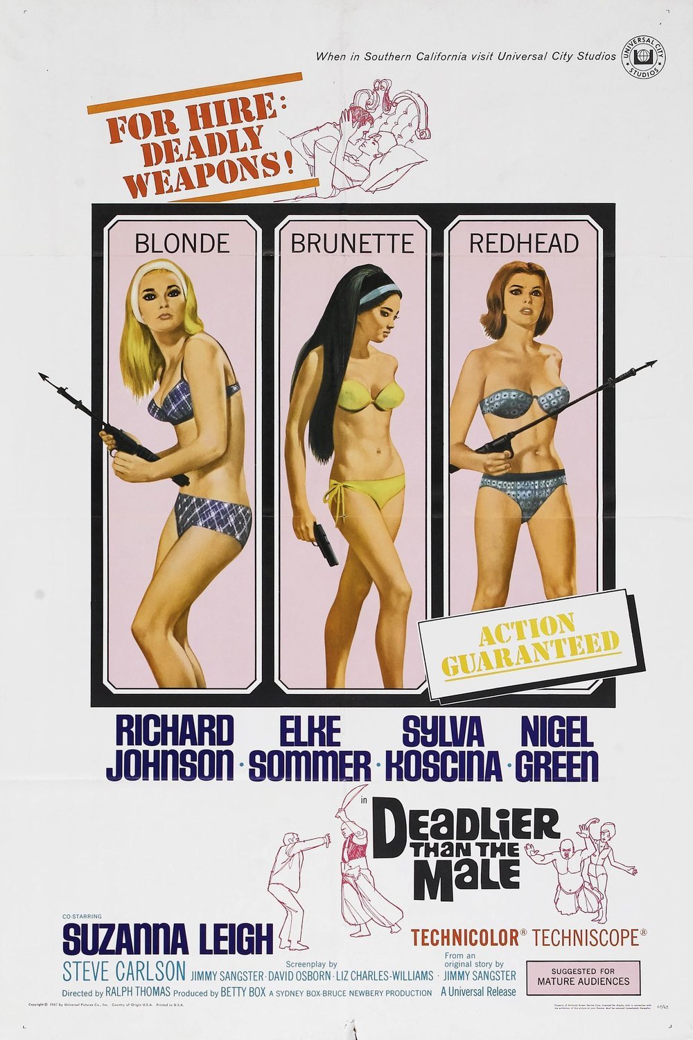 L'affiche du film Deadlier Than the Male