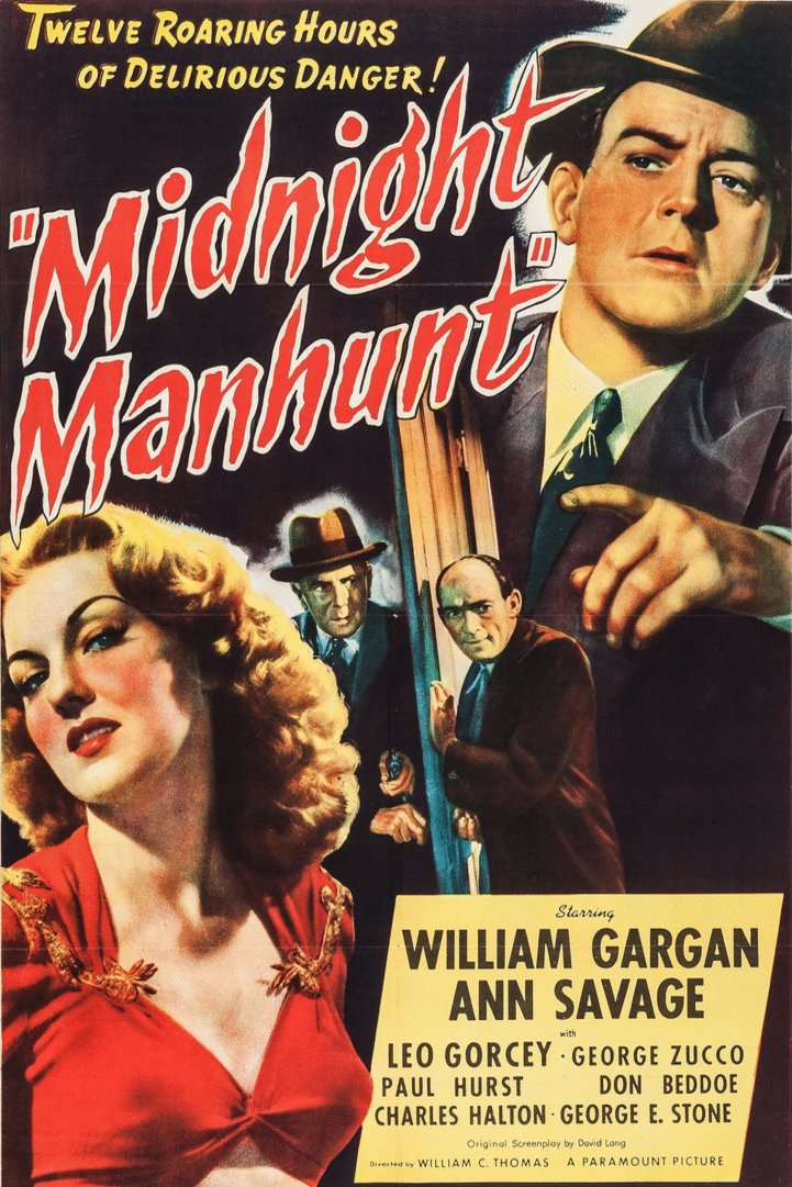 L'affiche du film Midnight Manhunt