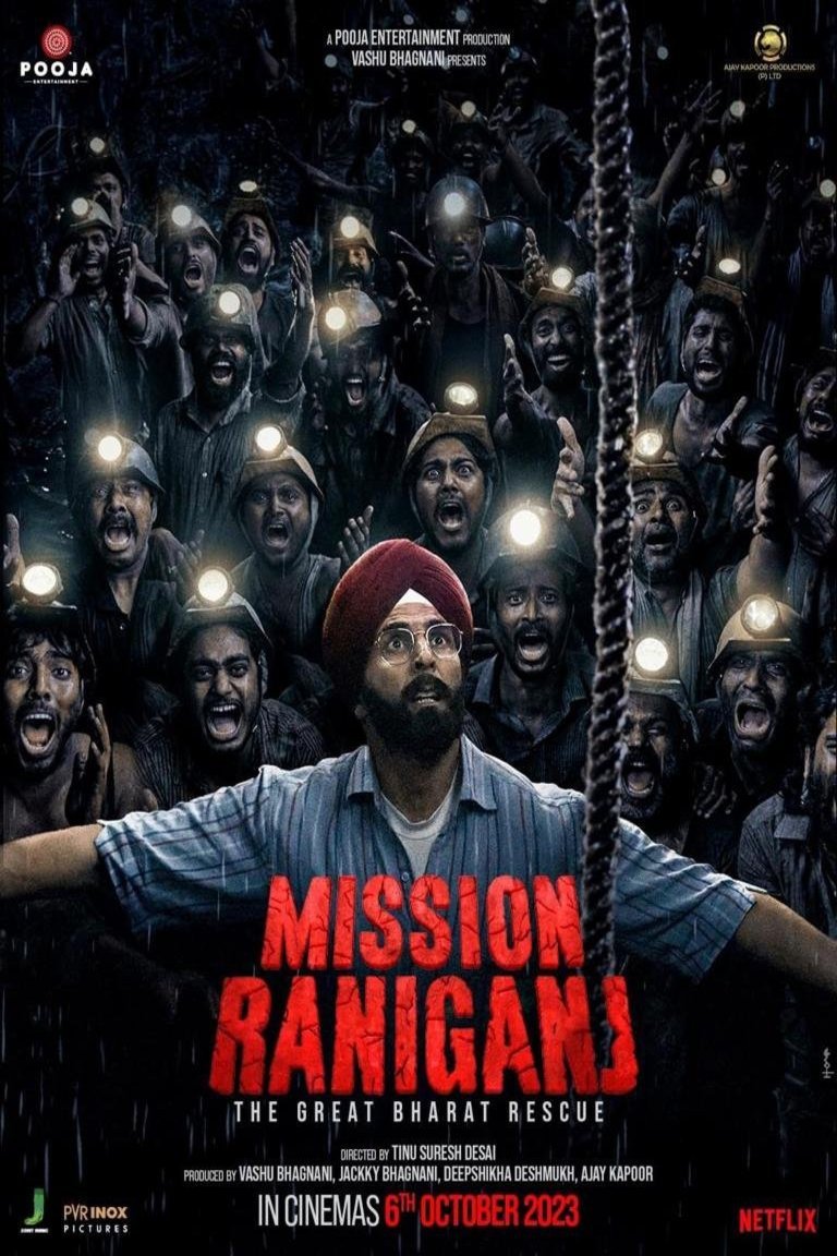 Hindi poster of the movie Mission Raniganj