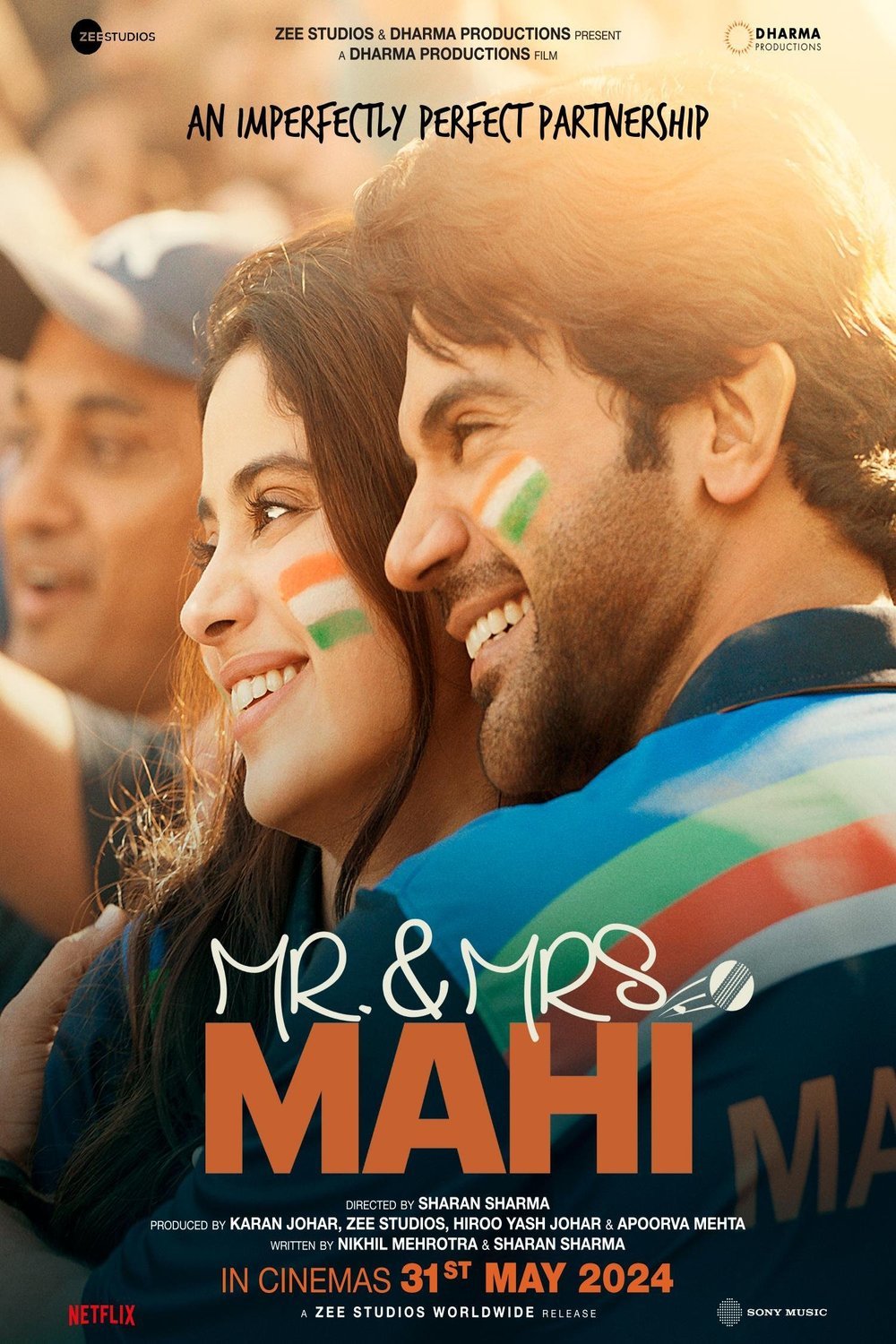 Poster of the movie Mr. & Mrs. Mahi [2024]