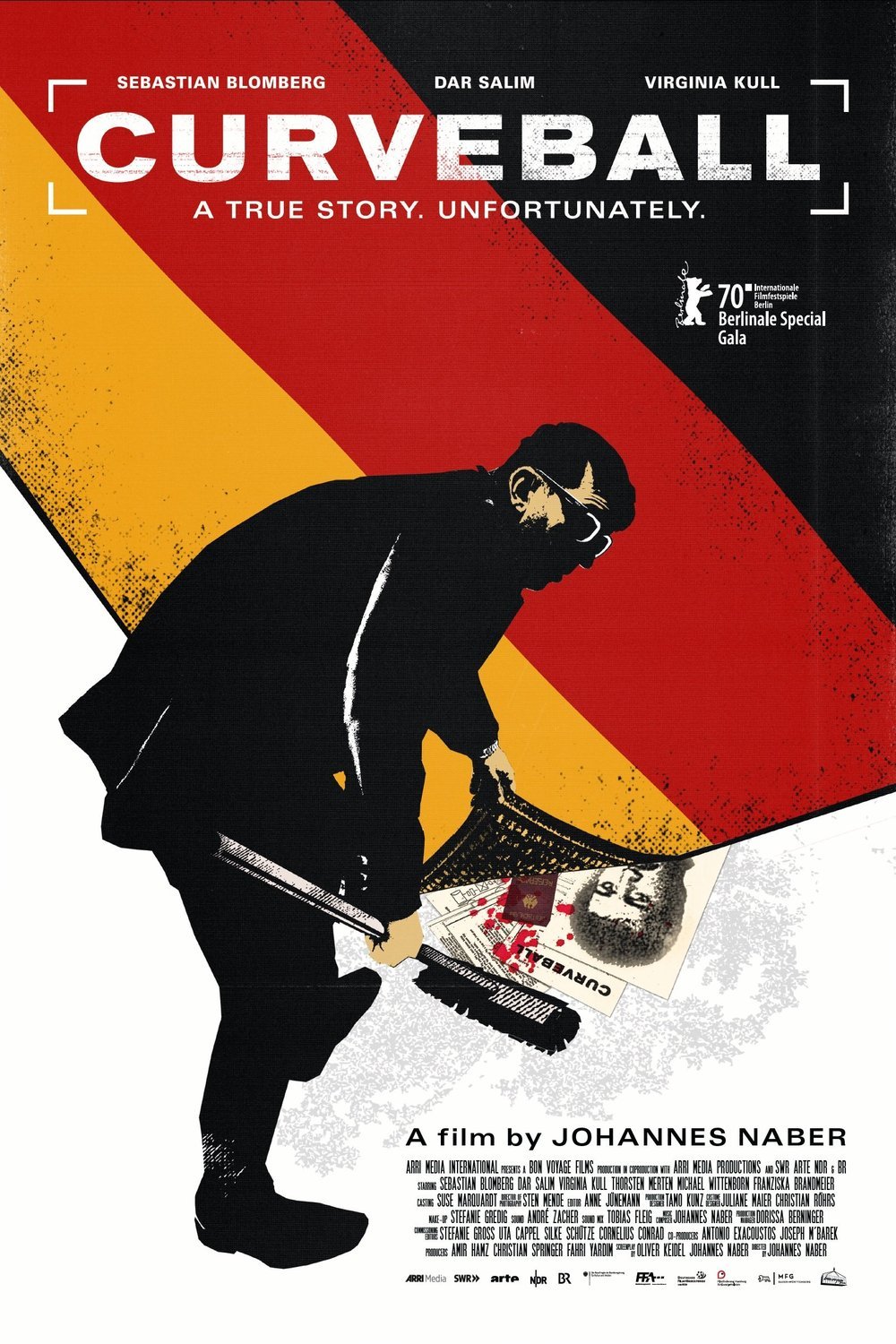L'affiche originale du film Operation Curveball en allemand