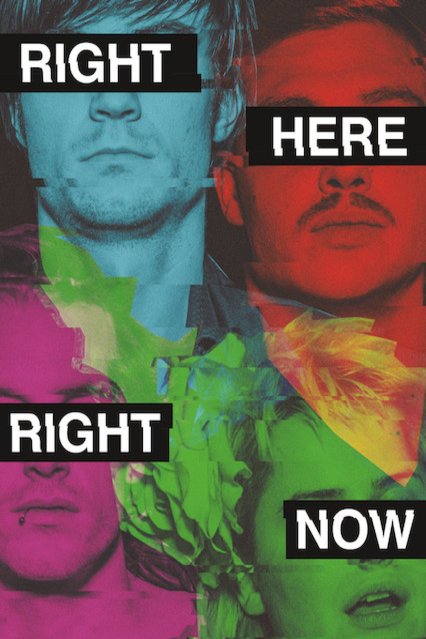 L'affiche originale du film Right Here Right Now en allemand