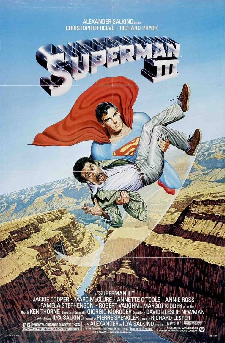 L'affiche du film Superman III