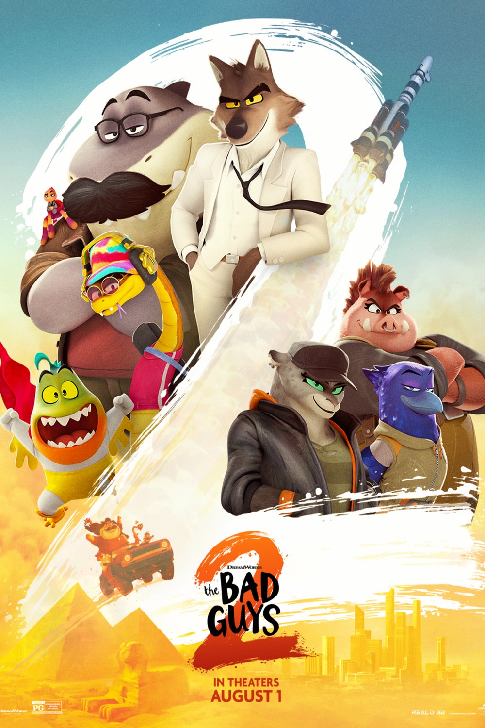 L'affiche du film The Bad Guys 2 [2025]