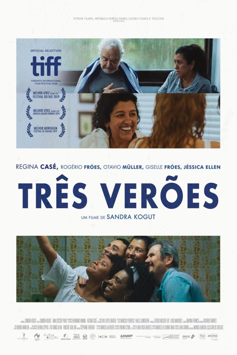 Portuguese poster of the movie Três Verões