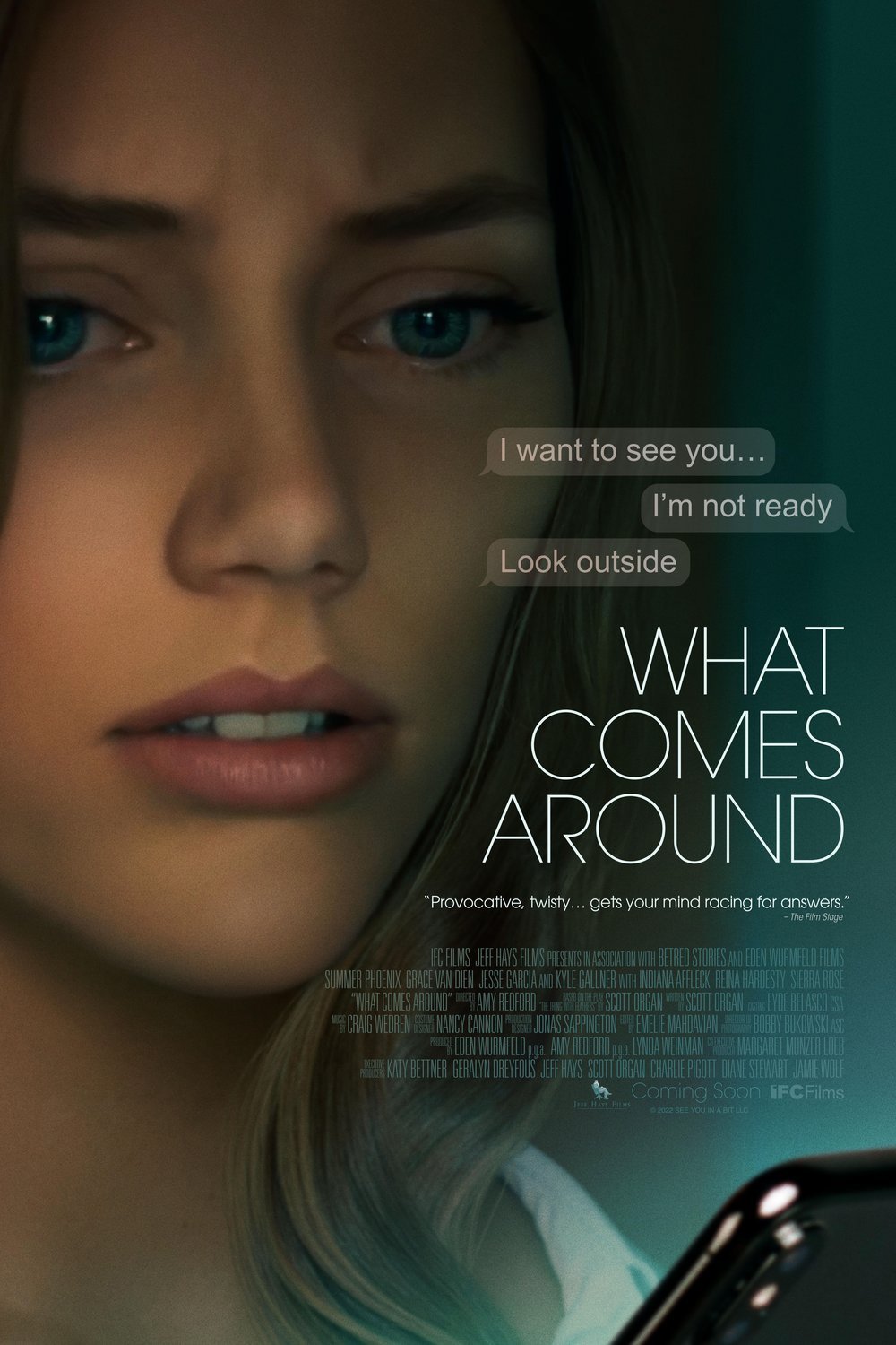 L'affiche du film What Comes Around [2022]