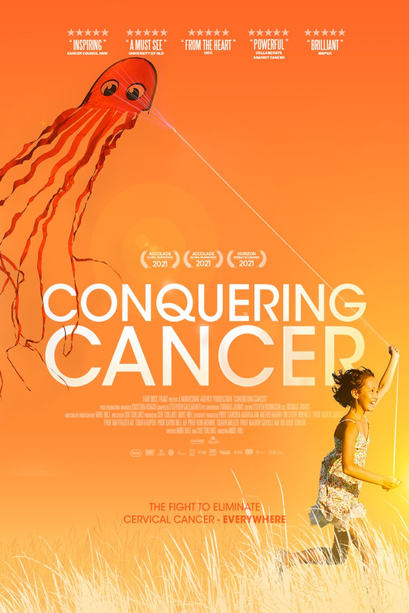 L'affiche du film Conquering Cancer