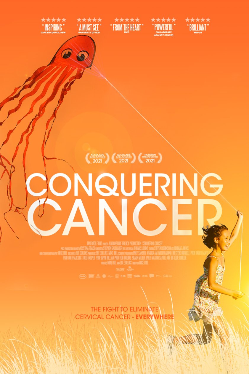 L'affiche du film Conquering Cancer [2022]