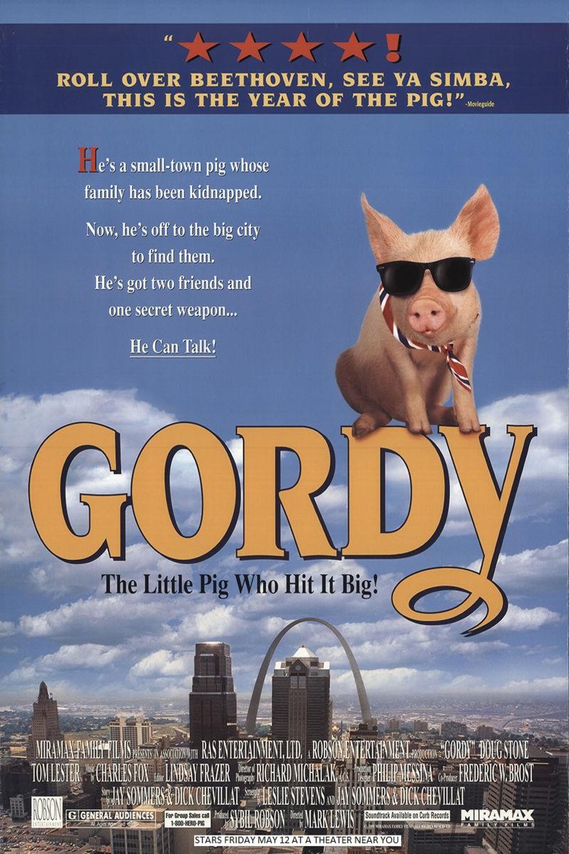L'affiche du film Gordy [1994]