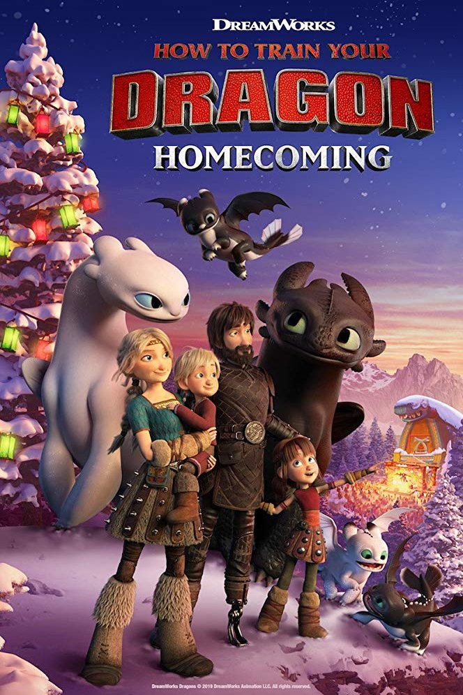 L'affiche du film How to Train Your Dragon: Homecoming