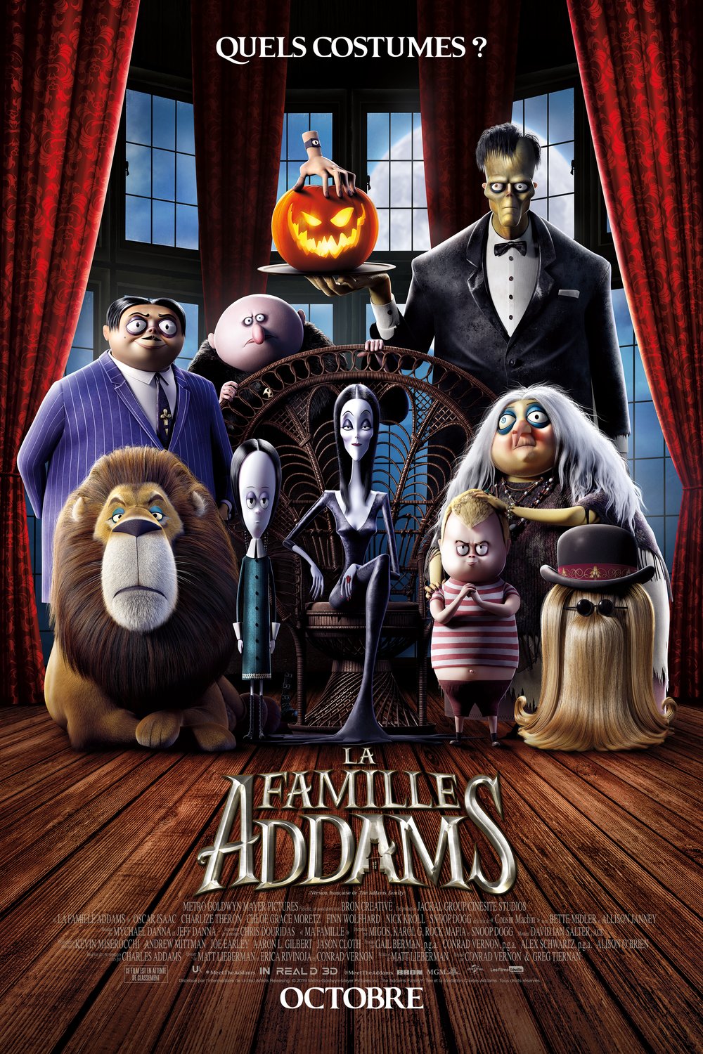 L'affiche du film La Famille Addams [2019]