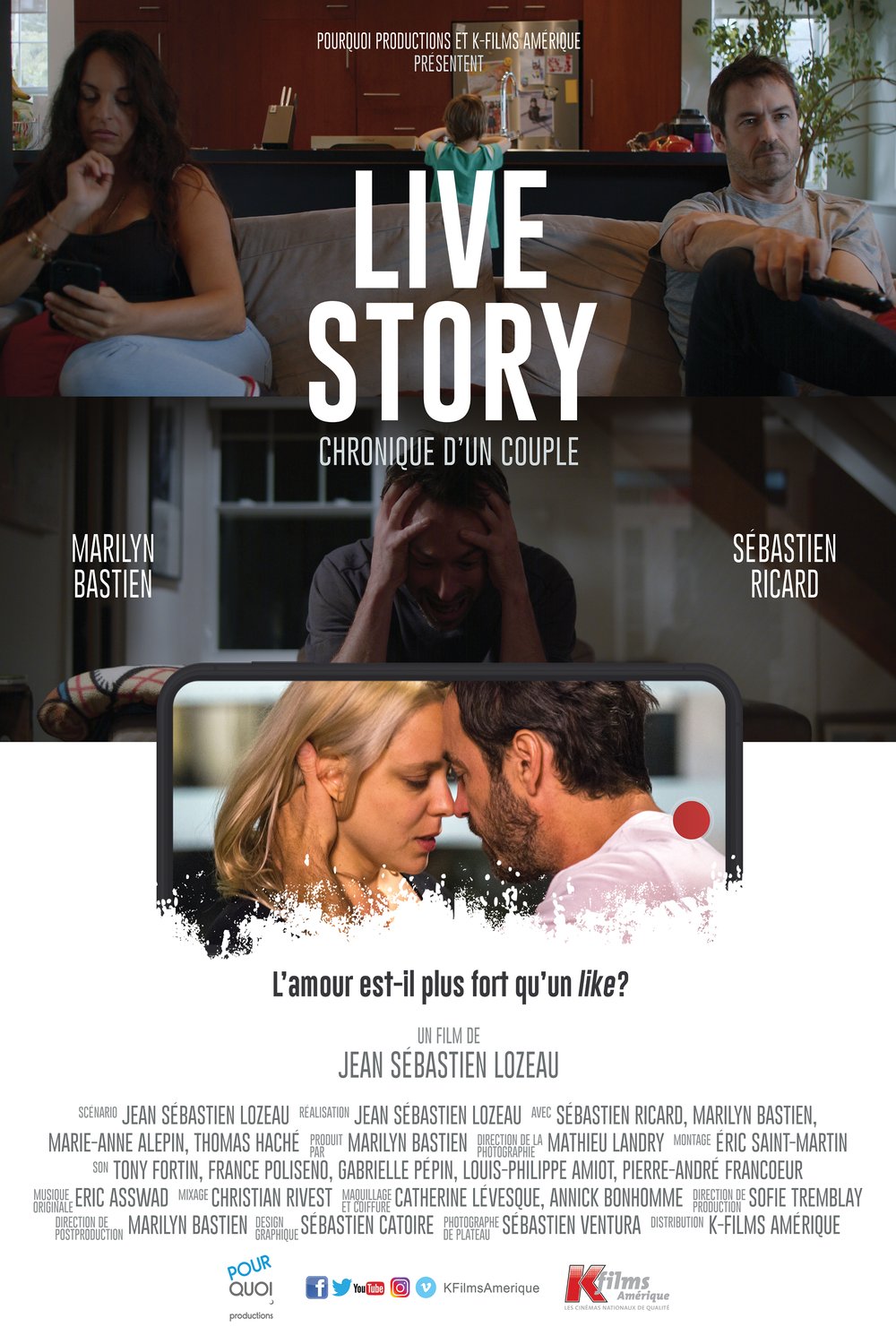 Poster of the movie Live Story, chronique d'un couple