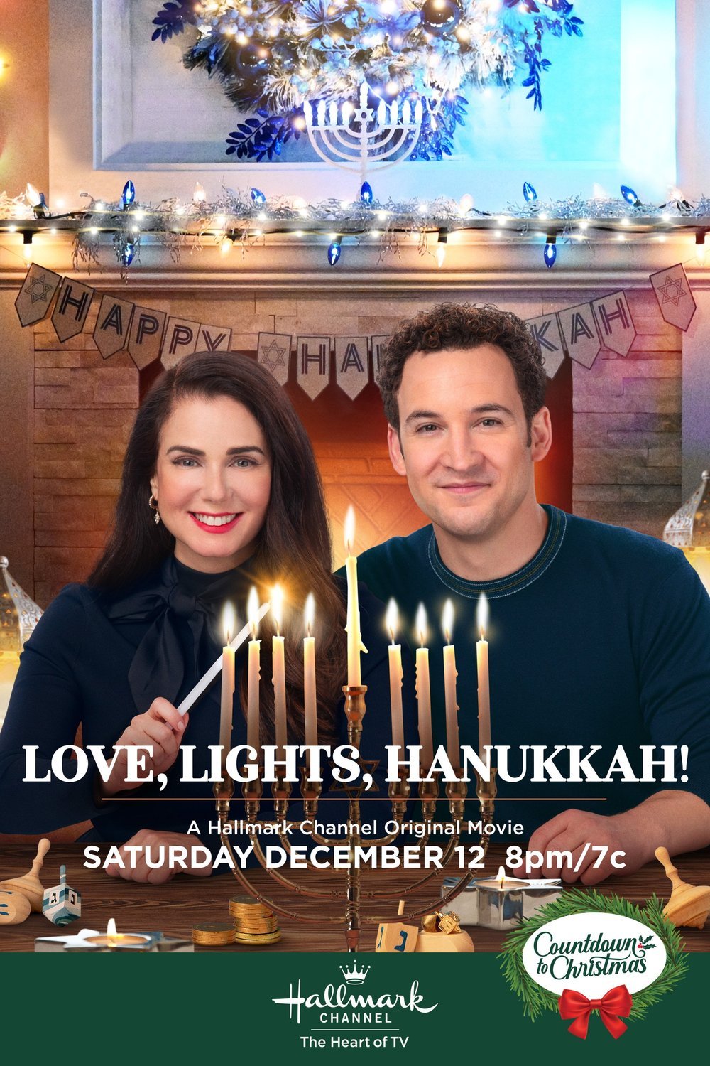 L'affiche du film Love, Lights, Hanukkah!