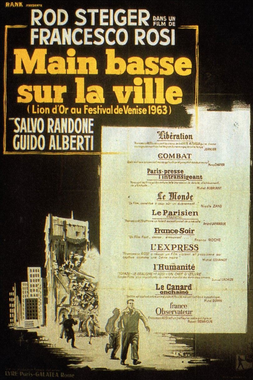 L'affiche du film Main basse sur la ville