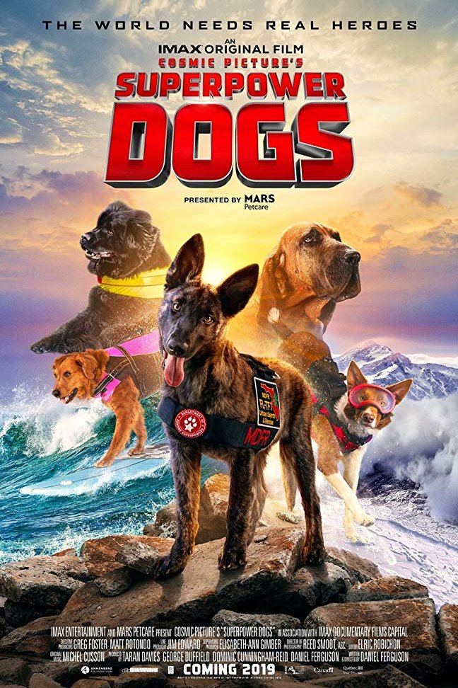 L'affiche du film Superpower Dogs