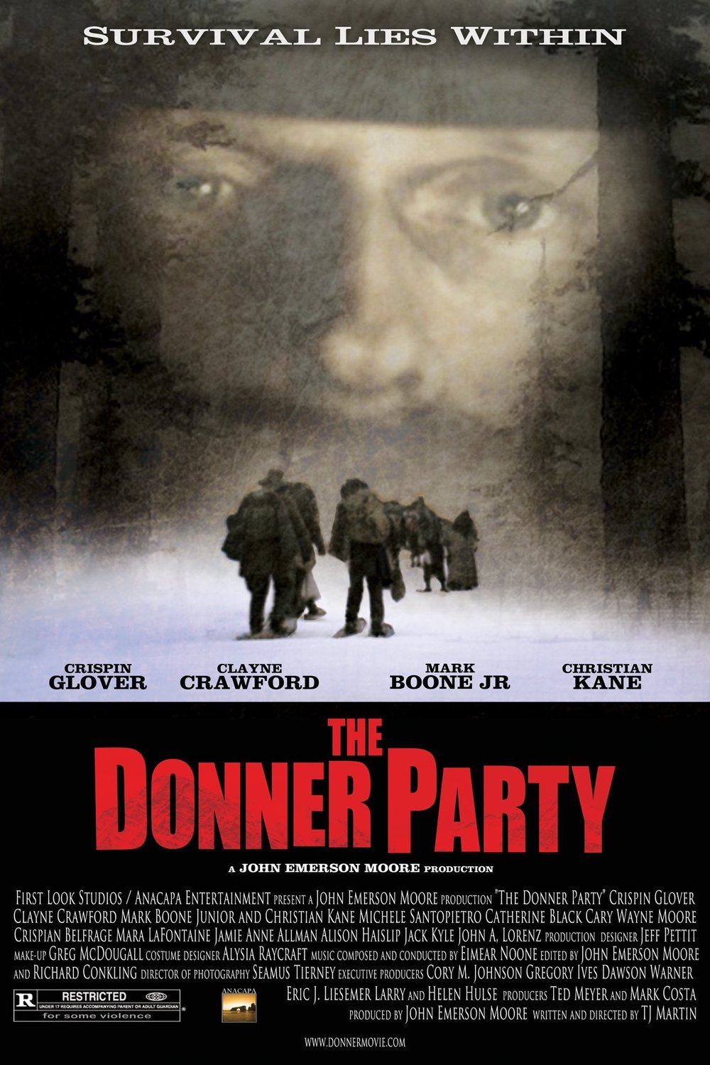 L'affiche du film The Donner Party