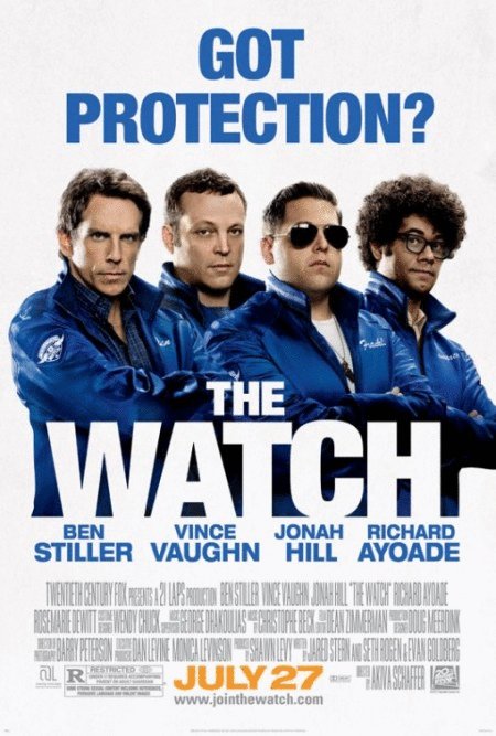 L'affiche du film The Watch