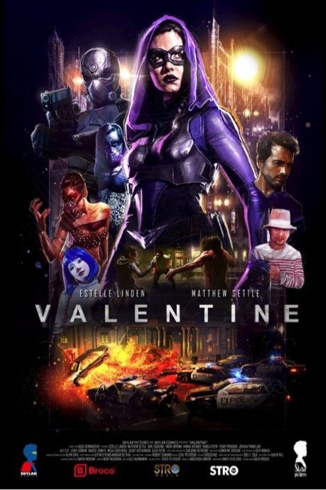 L'affiche originale du film Valentine: The Dark Avenger en Indonésien
