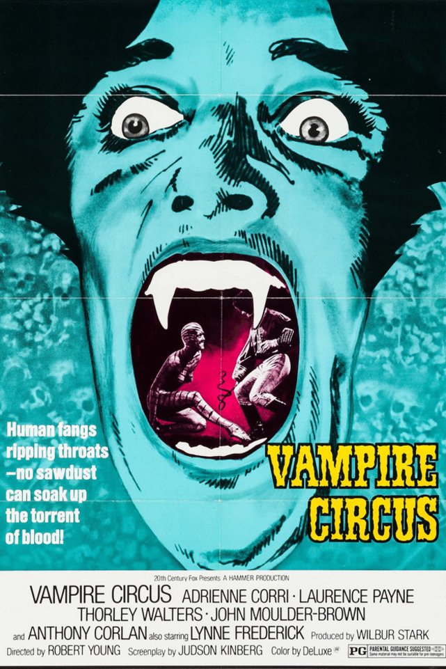 L'affiche du film Vampire Circus