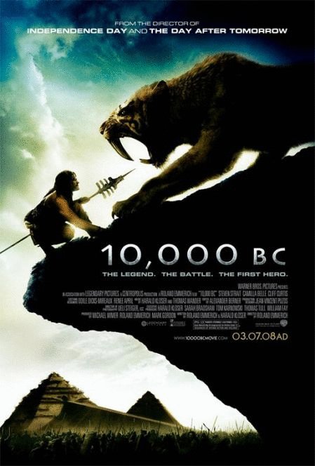 L'affiche du film 10,000 B.C.