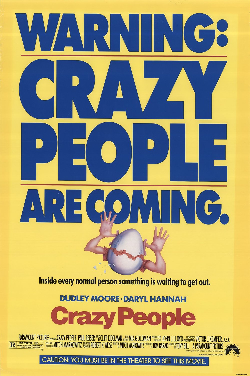 L'affiche du film Crazy People