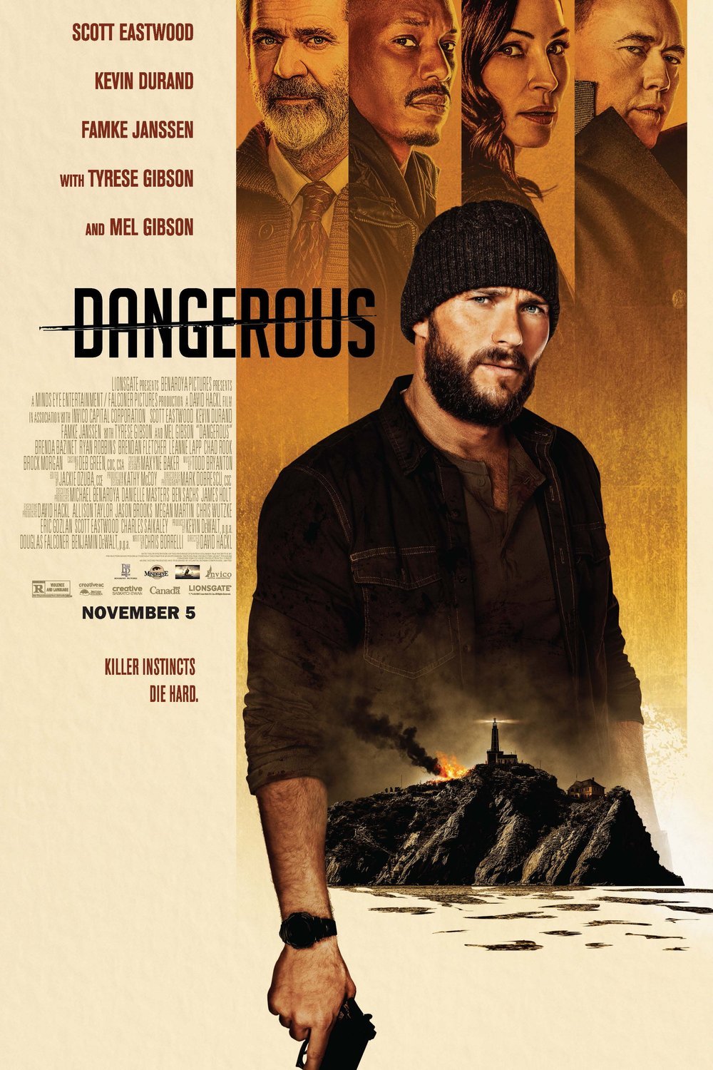 L'affiche du film Dangerous