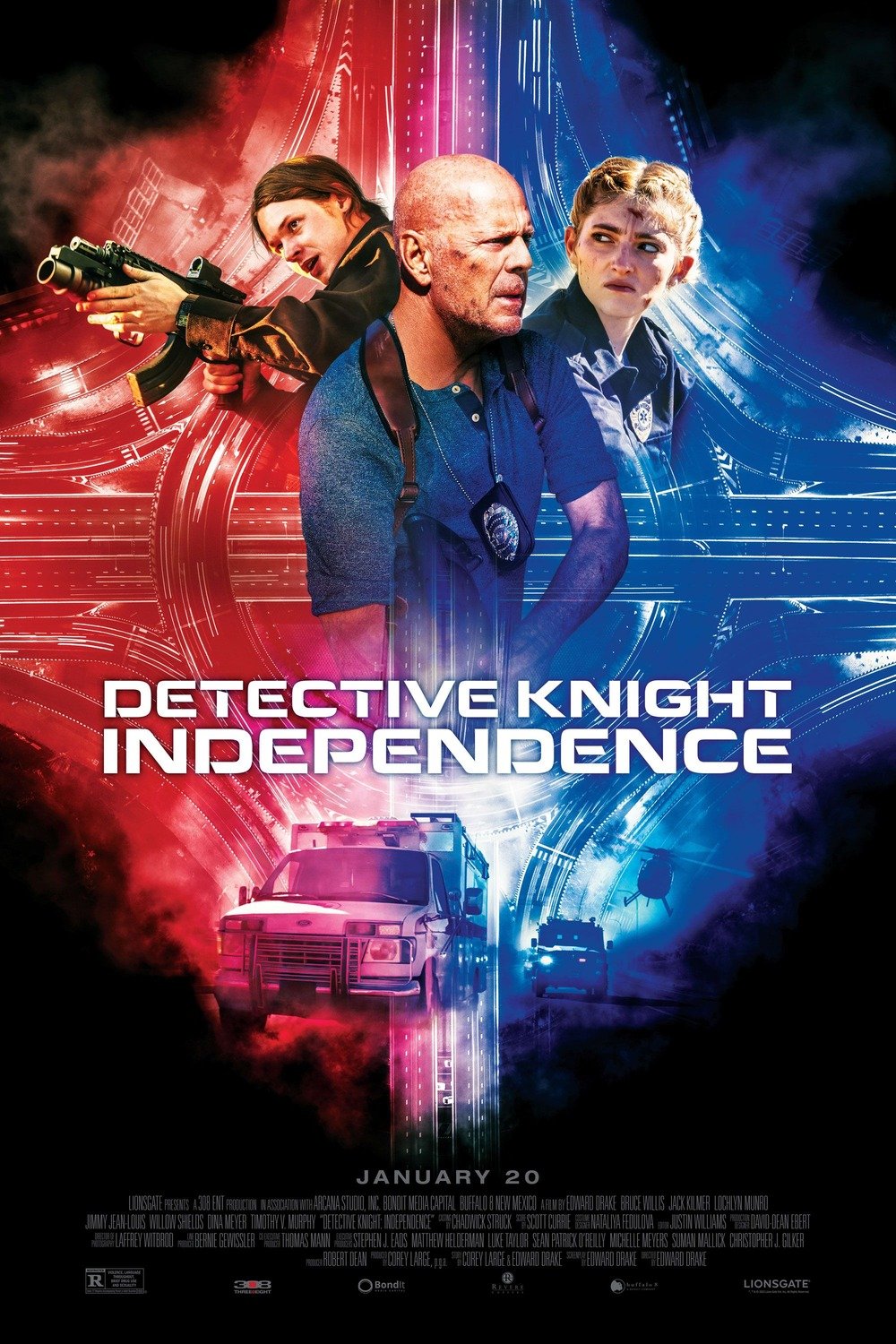 L'affiche du film Detective Knight: Independence