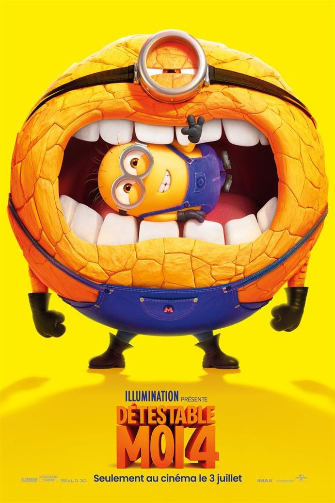 L'affiche du film Détestable Moi 4 [2024]