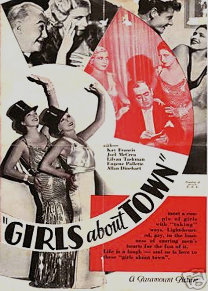 L'affiche du film Girls About Town