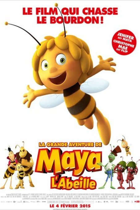 L'affiche du film La Grande aventure de Maya l'abeille