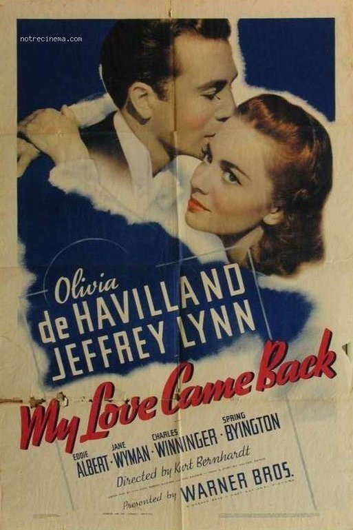 L'affiche du film My Love Came Back [1940]