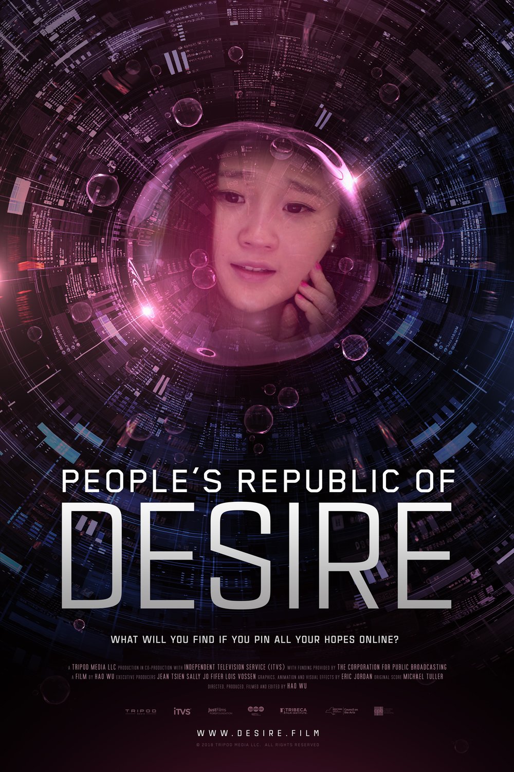 L'affiche originale du film People's Republic of Desire en mandarin