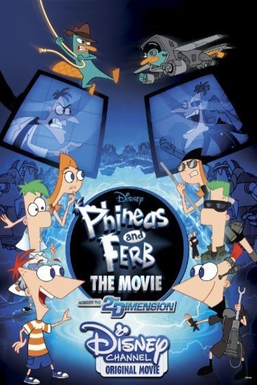 L'affiche du film Phineas and Ferb the Movie: Across the 2nd Dimension