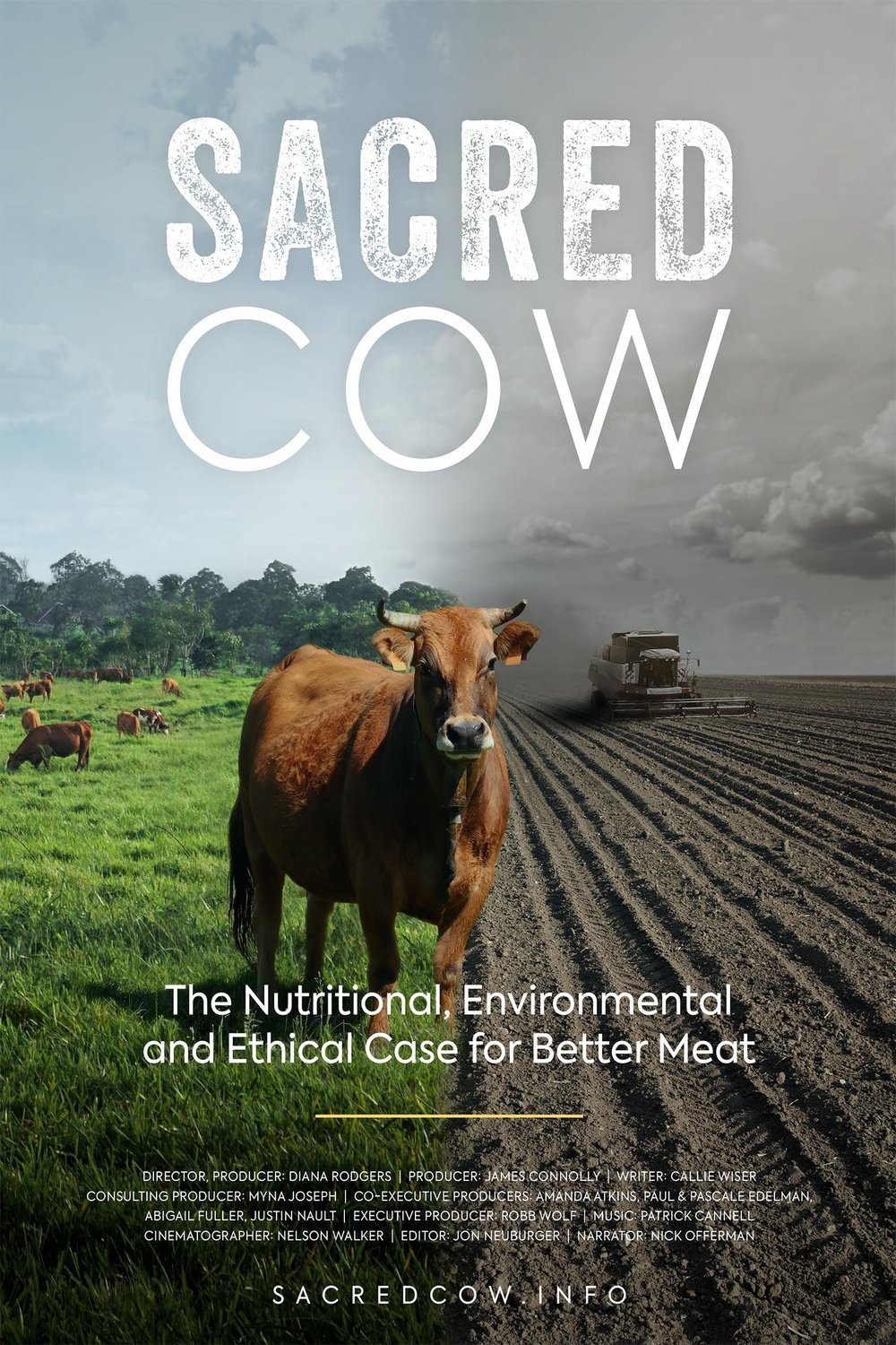 L'affiche du film Sacred Cow: The Nutritional, Environmental and Ethical Case for Better Meat