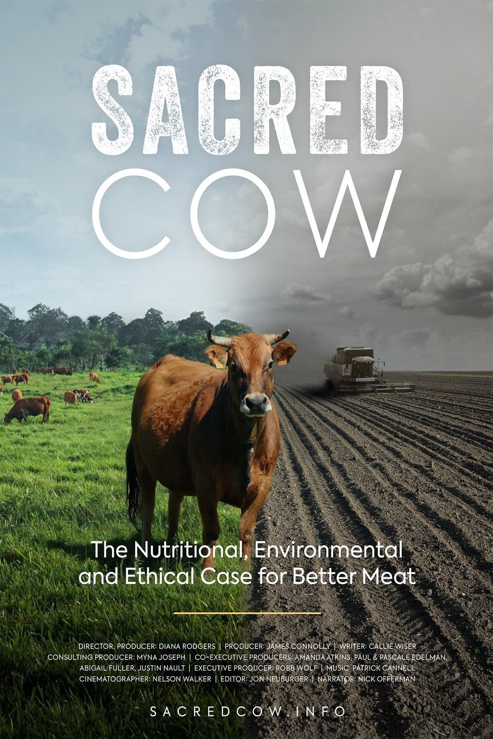 L'affiche du film Sacred Cow: The Nutritional, Environmental and Ethical Case for Better Meat [2020]