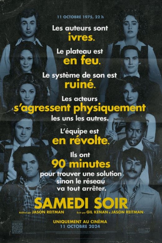 L'affiche du film Samedi Soir [2024]