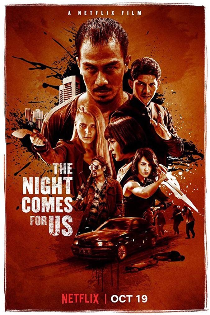 Indonesian poster of the movie The Night Comes for Us