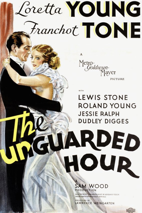 L'affiche du film The Unguarded Hour