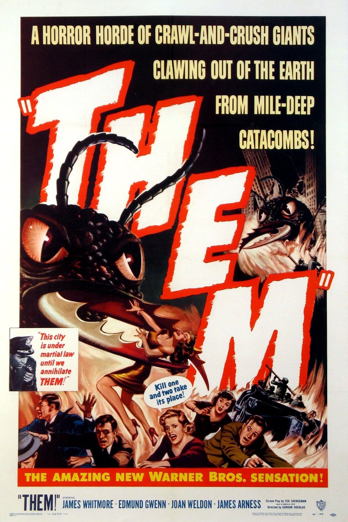Poster of the movie Des monstres attaquent la ville [1954]